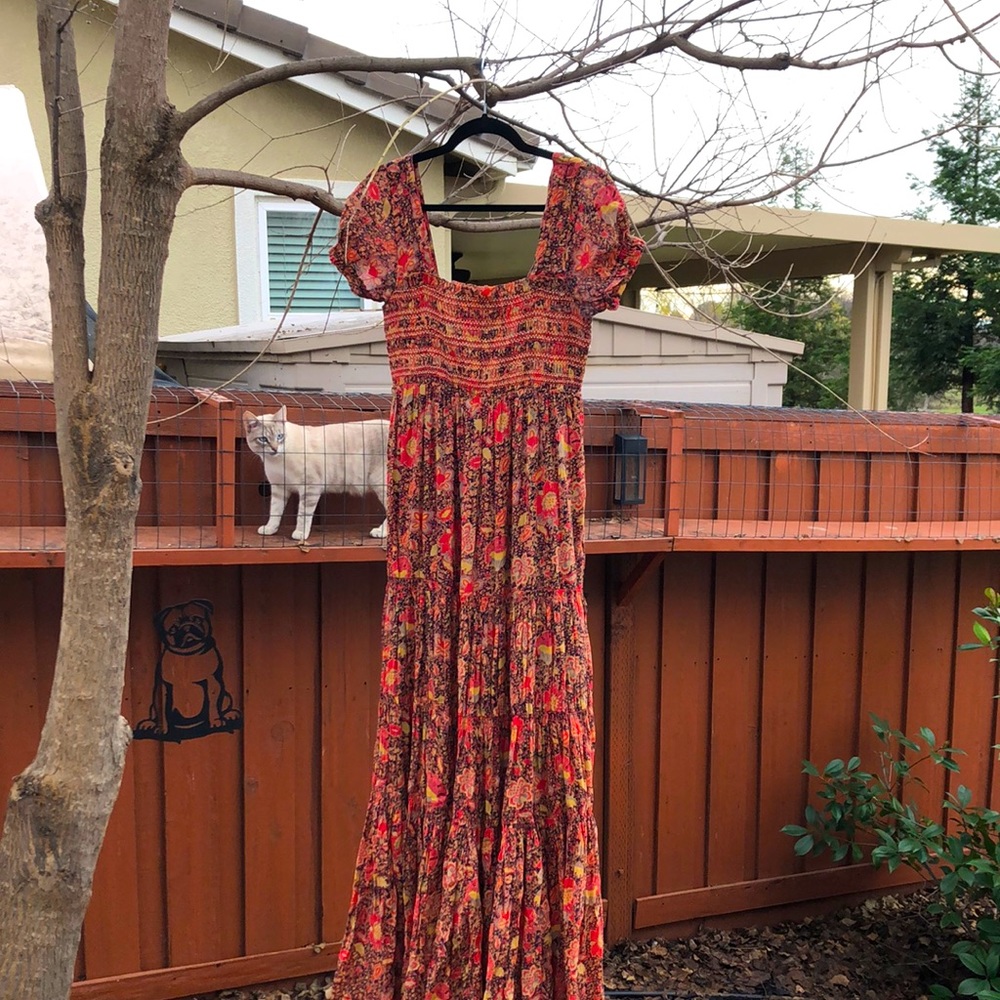 Free People maxi dress size Small